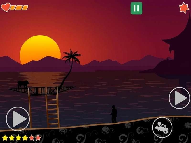 Jai Ho Sunset Trip Game Screenshot